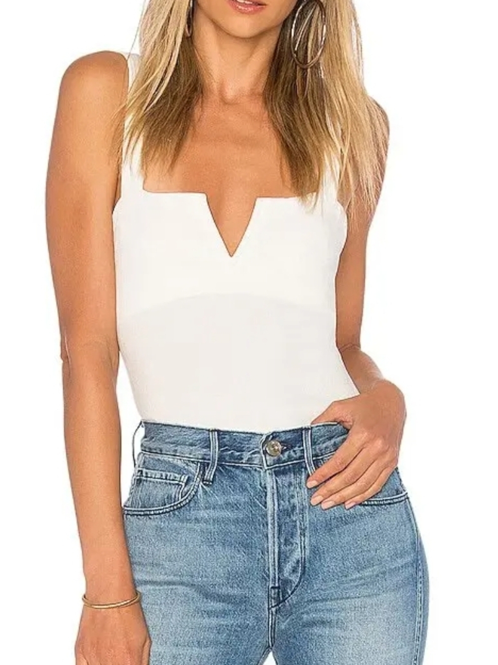 NWT Free People PIPPA V-WIRE BODYSUIT  Retail $58, Sz S